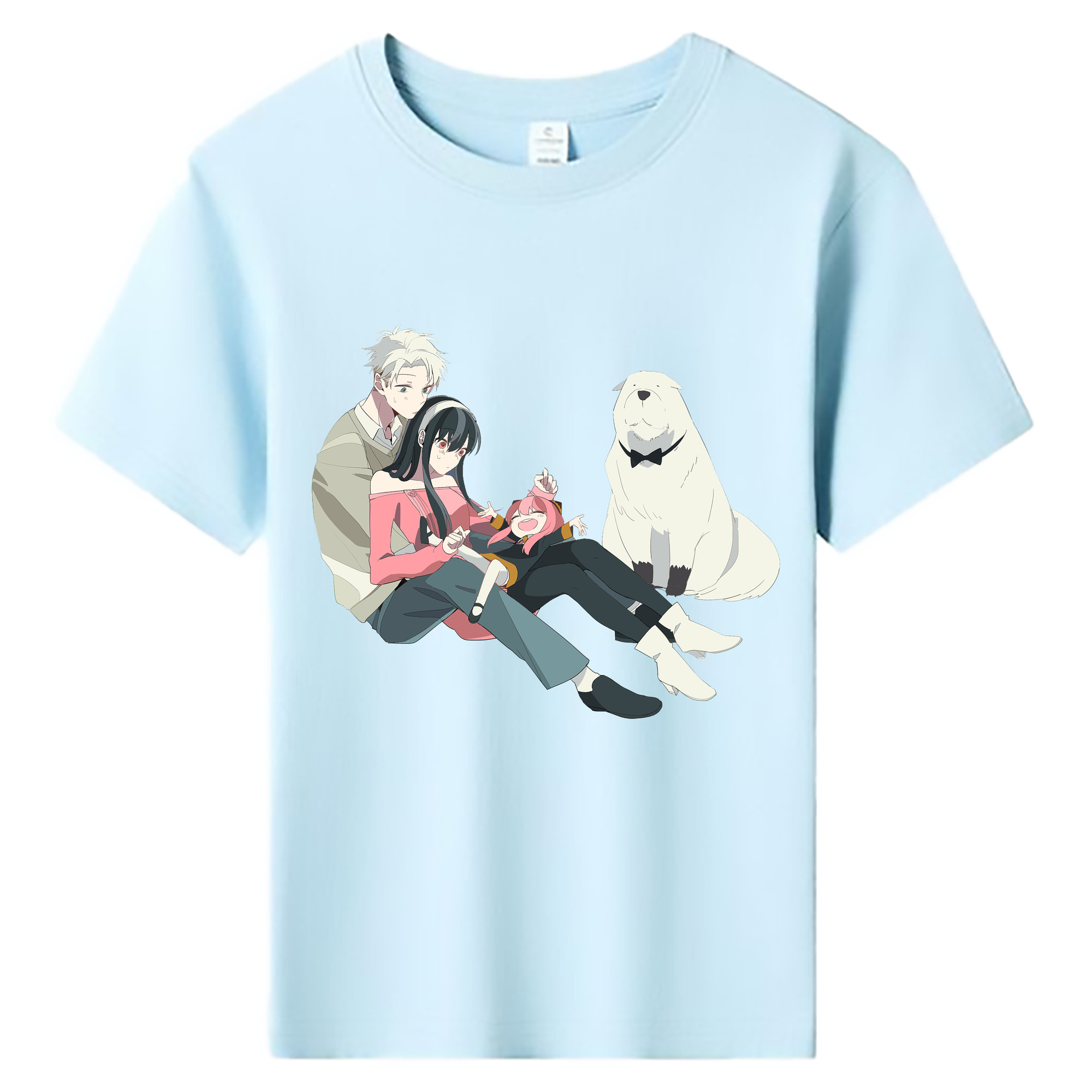 （画像用） SPY×FAMILY间谍家家酒 綿100％キッズTシャツ（フロントプリント）